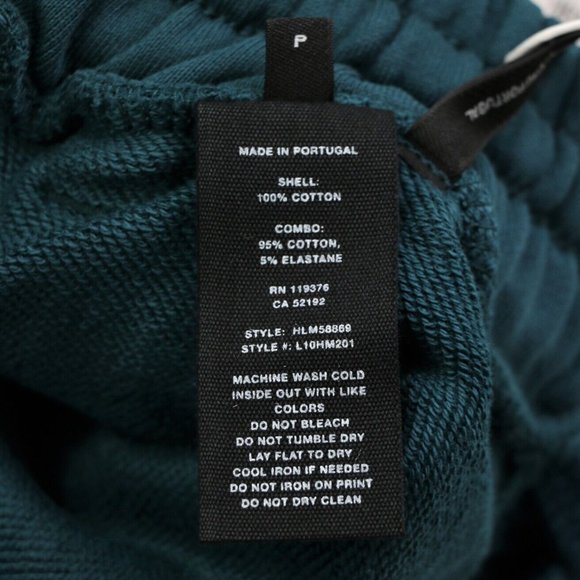 New HELMUT LANG Slim Logo Joggers Men's Size M Made in Portugal Pants - Picture 7 of 11